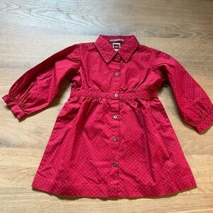 NWT Adorable Red Dress - Tea Collection